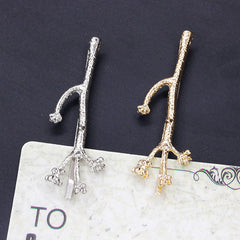 Golden Hair Pin Metal Branches Hair Clip Wedding Hair Accessories