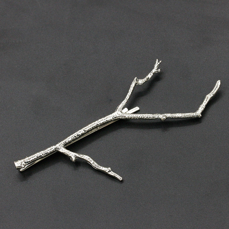 Golden Hair Pin Metal Branches Hair Clip Wedding Hair Accessories