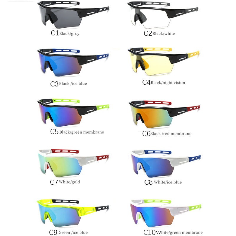 Men's Bike Sport Sunglasses UV400 Outdoor Goggles