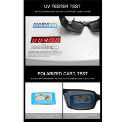 Polarized Sports Sunglasses Square Wrap Around Outdoor Glasses UV400