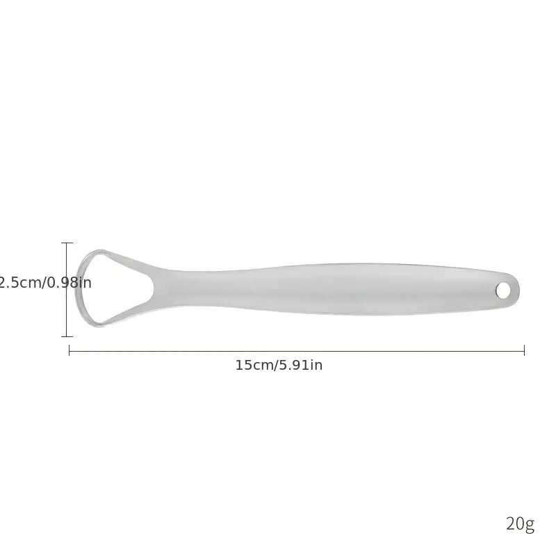 Stainless Steel Tongue Scraper Cleaner Beauty Health Gratte Langue