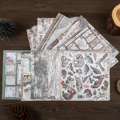 Retro Forest Paper Ballet Decoration DIY Tools for Students