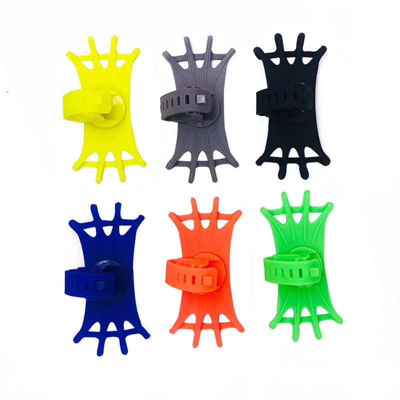 360 Rotation Bike Phone Holder Secure Silicone Grip Fits All Phones