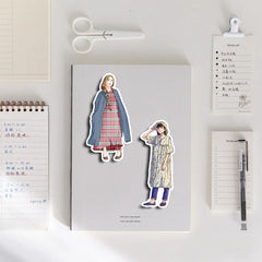 50pcs Pet Wear And Match Sticker DIY Student Stationery