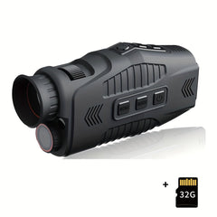 Night Vision Monocular 5x Zoom 1080P Telescope USB Charging Cable