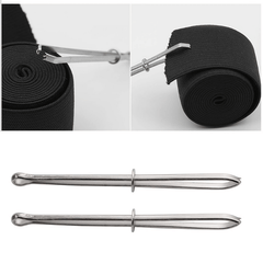 2pcs Elastic Clip Belt Threader Sewing DIY Tool Belt Guide