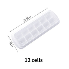 Ice Cube Mold with Lid 12-48-60 Cells