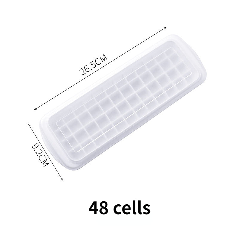 Ice Cube Mold with Lid 12-48-60 Cells