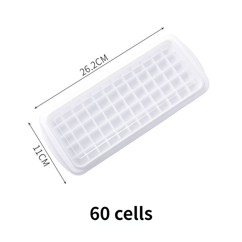 Ice Cube Mold with Lid 12-48-60 Cells