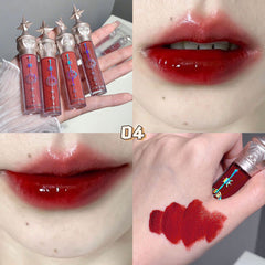 Moisturizing Mirror Lip Gloss Set Glass Glow Lips Thick Matte Lip Glaze Lipstick