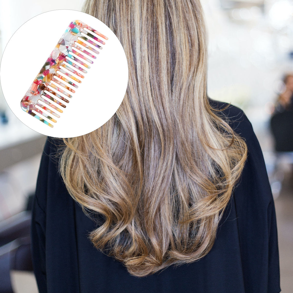 Detangling Hair Comb for Women Wide Tooth Brush Curly Long Hair