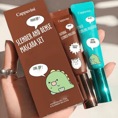 Brown Slender Mascara Dense Small Soft Brush Waterproof