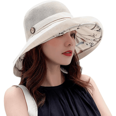 Breathable Mesh Bucket Hat Sun Protection Packable Basin Hat for Outdoor