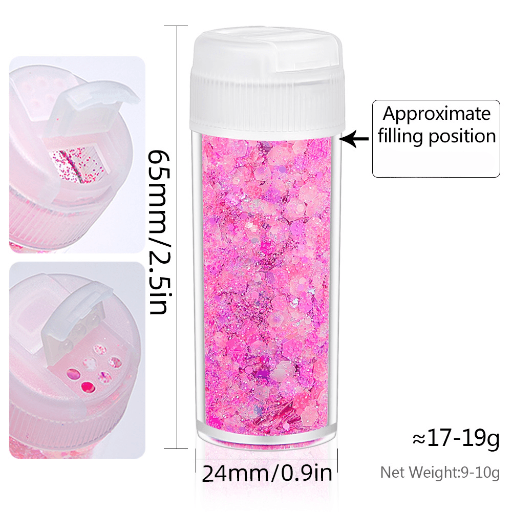 24 Colors 10g Resin Filler Luminous Sequins Glitter Epoxy Resin Filling