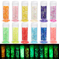 24 Colors 10g Resin Filler Luminous Sequins Glitter Epoxy Resin Filling