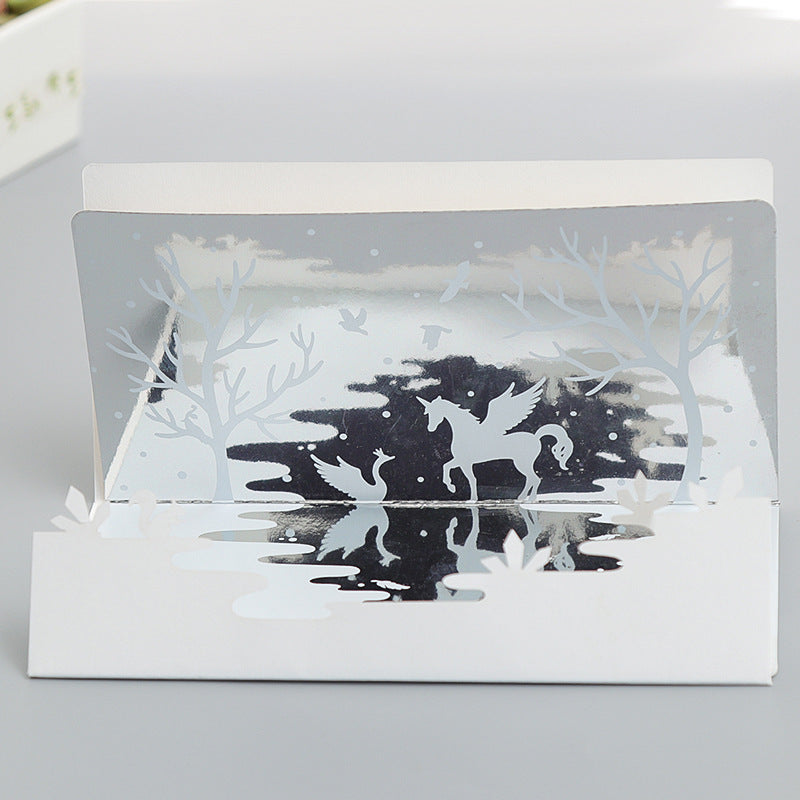 DIY Dreamy Mirror Card with Envelope - Magical Greeting Card