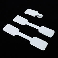 100pcs Blank Paper Tags Stickers Jewelry Labels Ring Necklace Display Card Packa