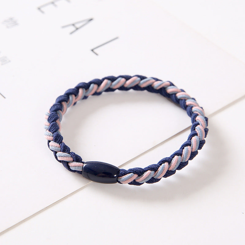 Mixed Twist Hair Tie High Elasticity Hair Rope Style Hair Ring Ponytail Holder