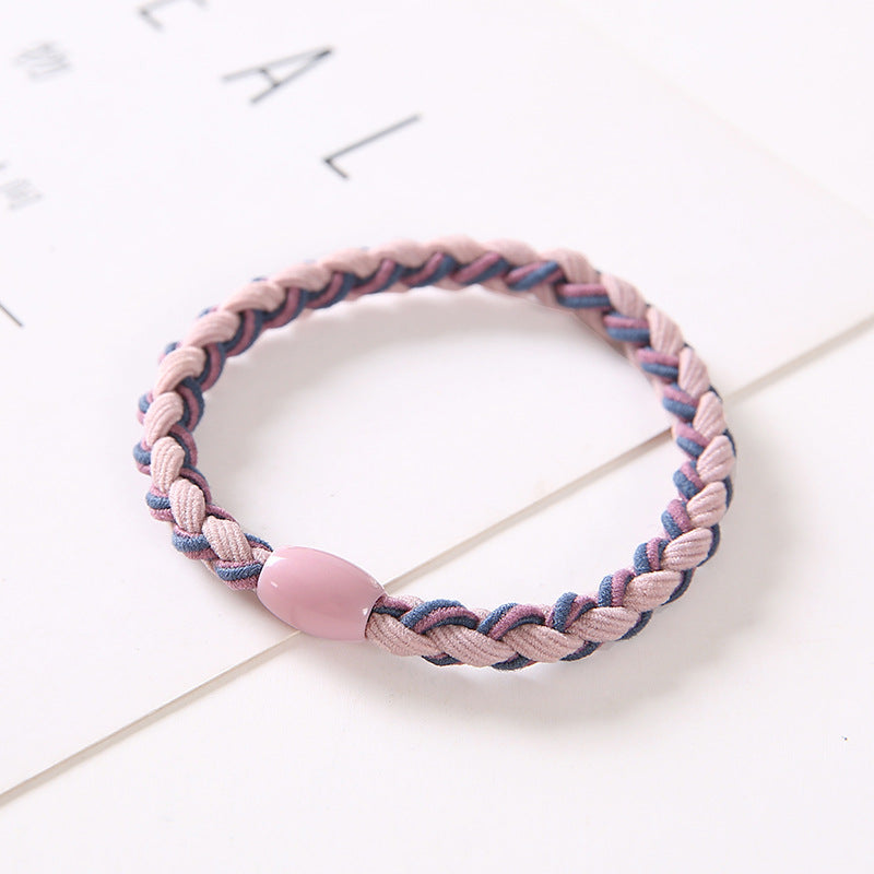 Mixed Twist Hair Tie High Elasticity Hair Rope Style Hair Ring Ponytail Holder