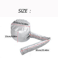 Portable Hair Dryer Cap for Styling - Safe Hood Attachment