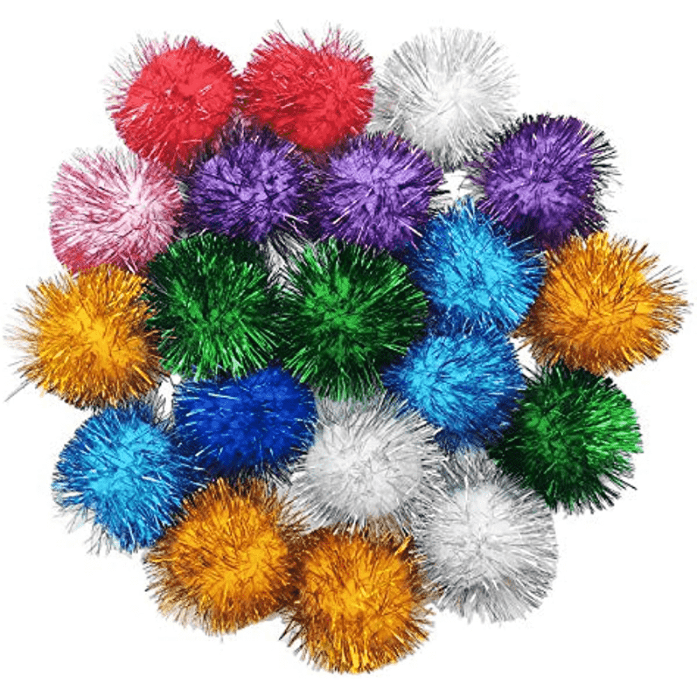 20 Colorful Flash Balls for Cats
