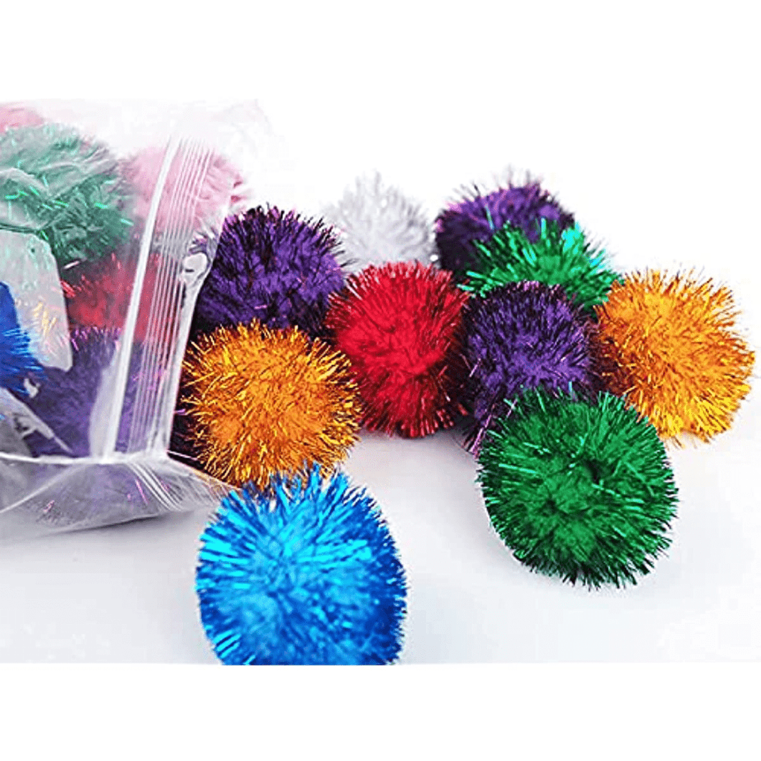 20 Colorful Flash Balls for Cats