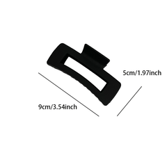 3 Pack Hair Catch Clip Square Hair Accessory