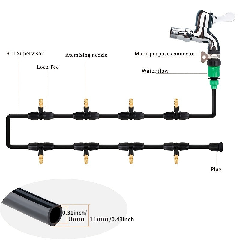 Automatic Watering System Atomizing Nozzle Plant Spraying