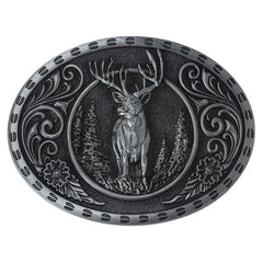 Bear Deer Skin Buckle Alloy Belt Buckle Decorative Accessory For Men