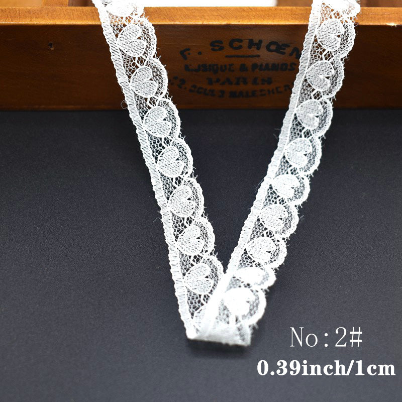 Roll Mesh Embroidered Lace Trim Ribbon For DIY Sewing Crafts 10m