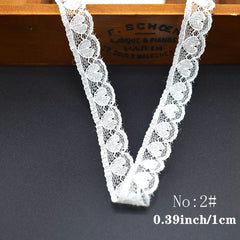 Roll Mesh Embroidered Lace Trim Ribbon For DIY Sewing Crafts 10m