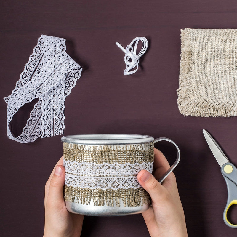 Roll Mesh Embroidered Lace Trim Ribbon For DIY Sewing Crafts 10m