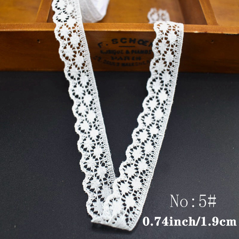 Roll Mesh Embroidered Lace Trim Ribbon For DIY Sewing Crafts 10m