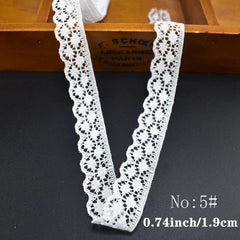 Roll Mesh Embroidered Lace Trim Ribbon For DIY Sewing Crafts 10m