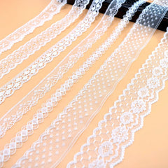 Roll Mesh Embroidered Lace Trim Ribbon For DIY Sewing Crafts 10m