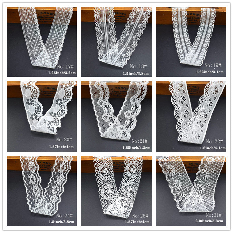 Roll Mesh Embroidered Lace Trim Ribbon For DIY Sewing Crafts 10m