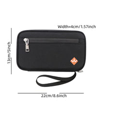 Activated Carbon Passport Holder Bag - Odor Barrier Anti Fatigue