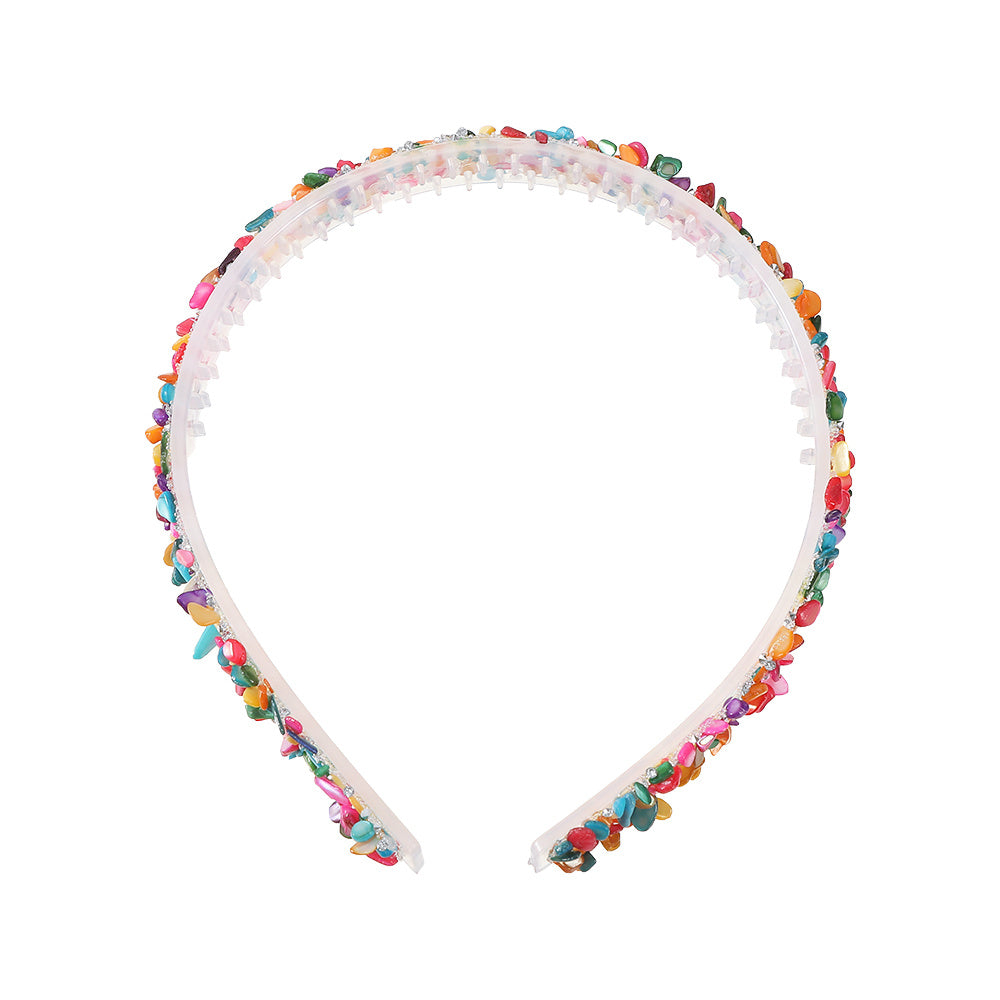 Colorful Stones Rhinestone Headband Women Hair Hoop Hair Accessories