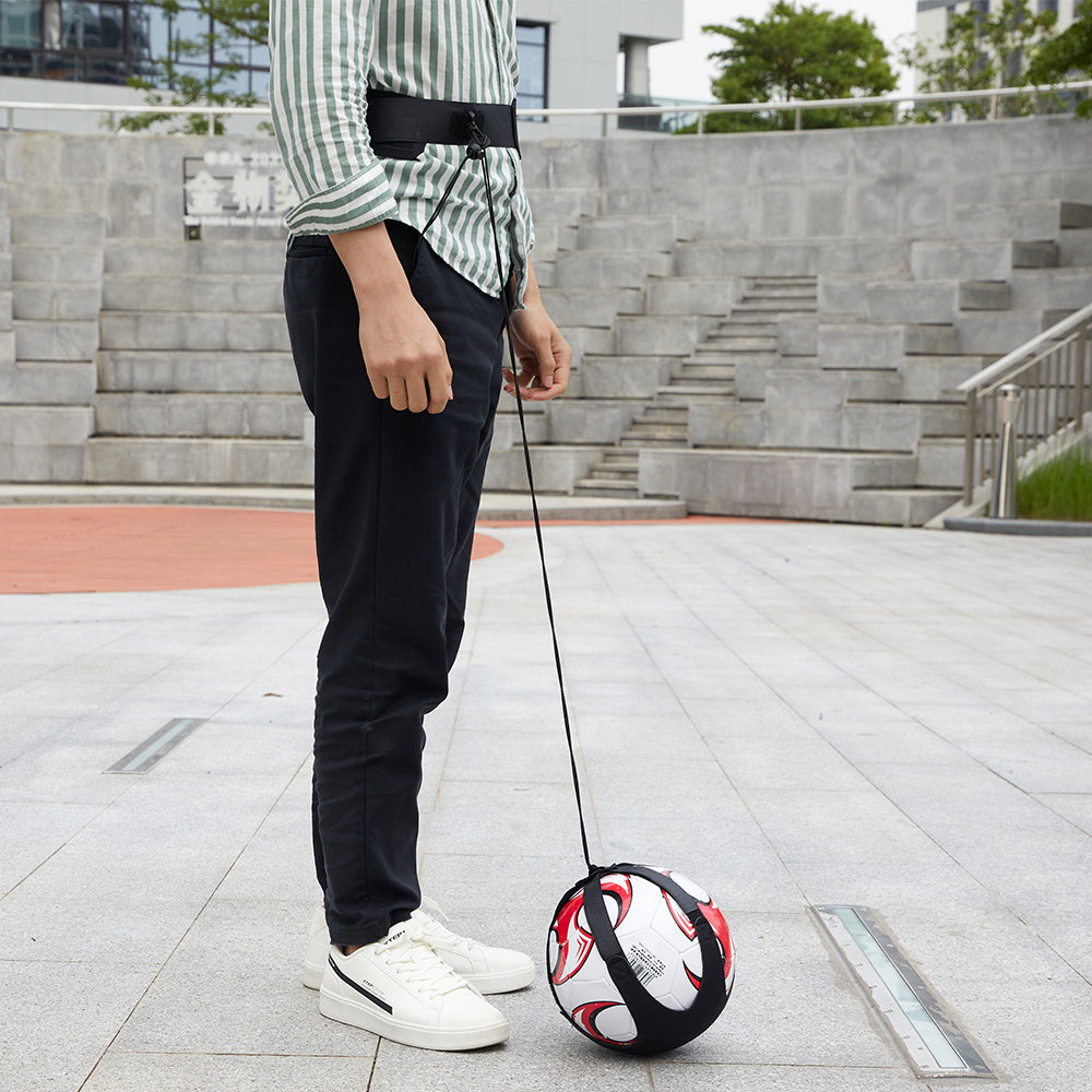 Adjustable Soccer Ball Trainer Elastic Football Kick Auxiliary Equipment