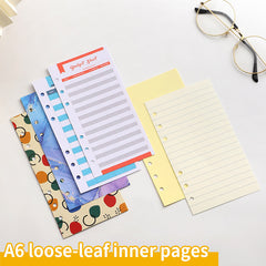 12pcs Colorful Marble Pattern Budget Card for Finance Budget Plan Business