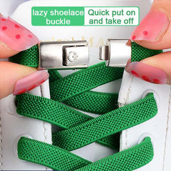 No Tie Elastic Shoelaces for Kids and Adults 2pcs Set