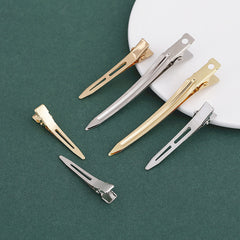 5pcs Women's Hair Clip Metal Duck Billed Bangs Side Clips