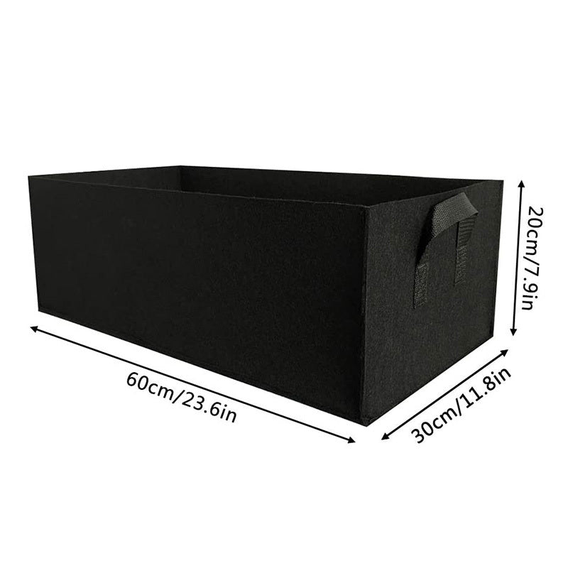 Fabric Raised Garden Bed Plant Grow Bags - Non Woven Aeration Bags