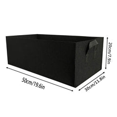 Fabric Raised Garden Bed Plant Grow Bags - Non Woven Aeration Bags