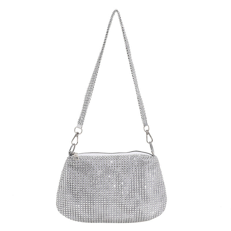 Glitter Evening Clutch Bag Wedding Party Purse Rhinestones Handbag