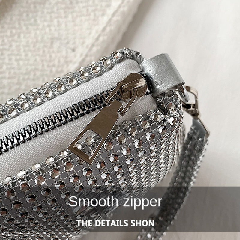 Glitter Evening Clutch Bag Wedding Party Purse Rhinestones Handbag