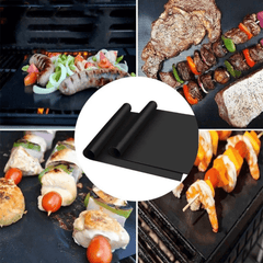 Non Stick BBQ Grill Mat Portable Outdoor Picnic Cooking Tool