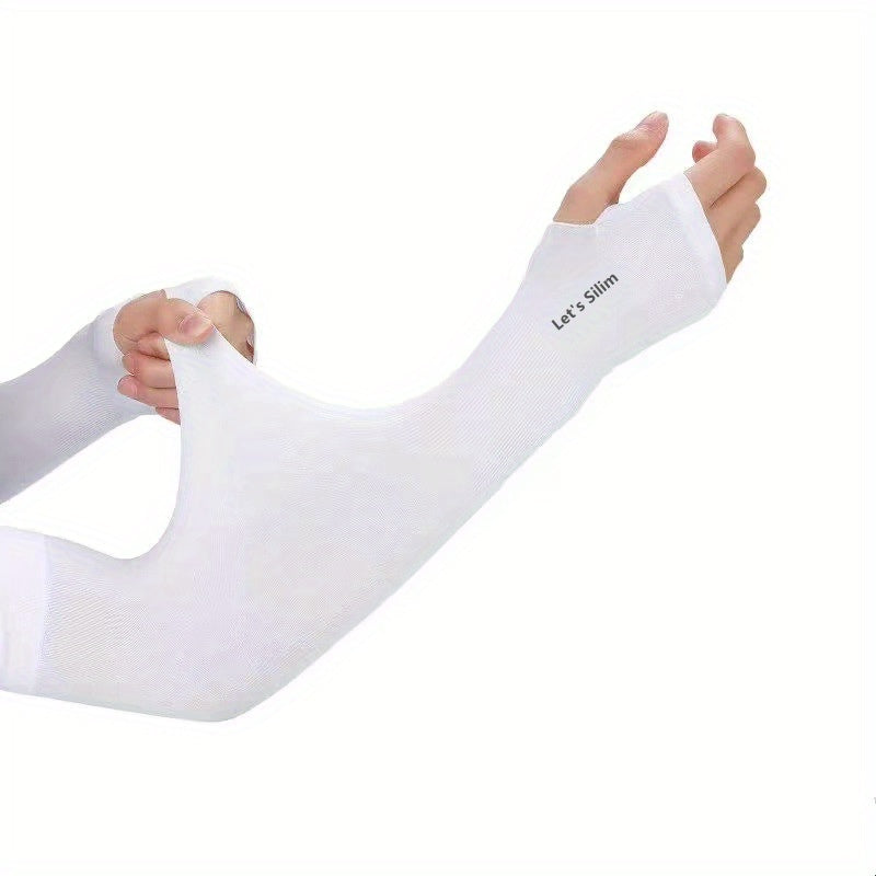 Sports Sleeve Solid Sunscreen UV Protection Gloves Unisex