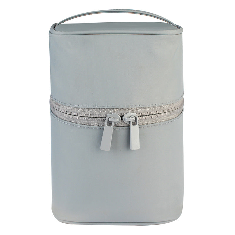 Solid Zipper Makeup Brush Storage Bag Lightweight Versatile Makeup Bag