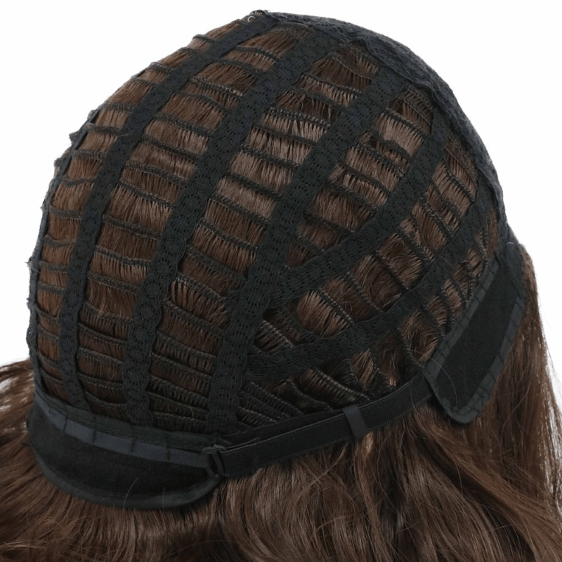 Men's Short Curly Brown Wig Halloween Cosplay Anime Costume Wig